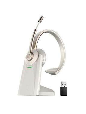 Bluetooth Headset Wireless Headphones with Mic Noise Canceling & USB Dongle